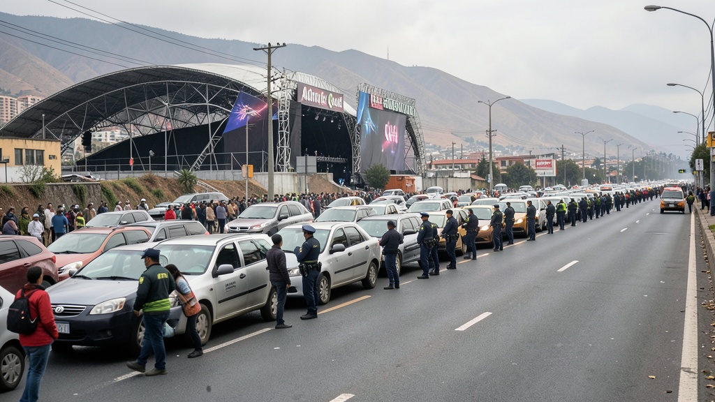 Cierres viales y horarios de la Ecovía por el concierto de Iron Maiden en Quito