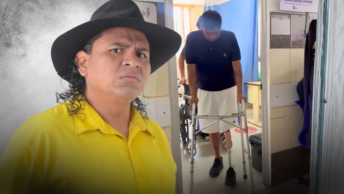 Miguel Santana recibe prótesis tras amputación de su pierna izquierda
